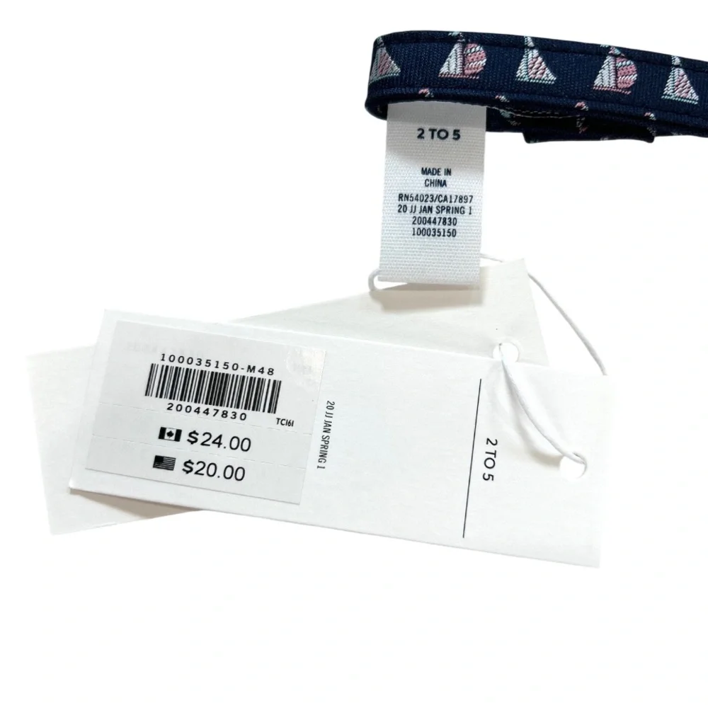 Janie and Jack boys Sailboat bowtie bow tie bundle 2 to 5 yrs navy nautical NWT